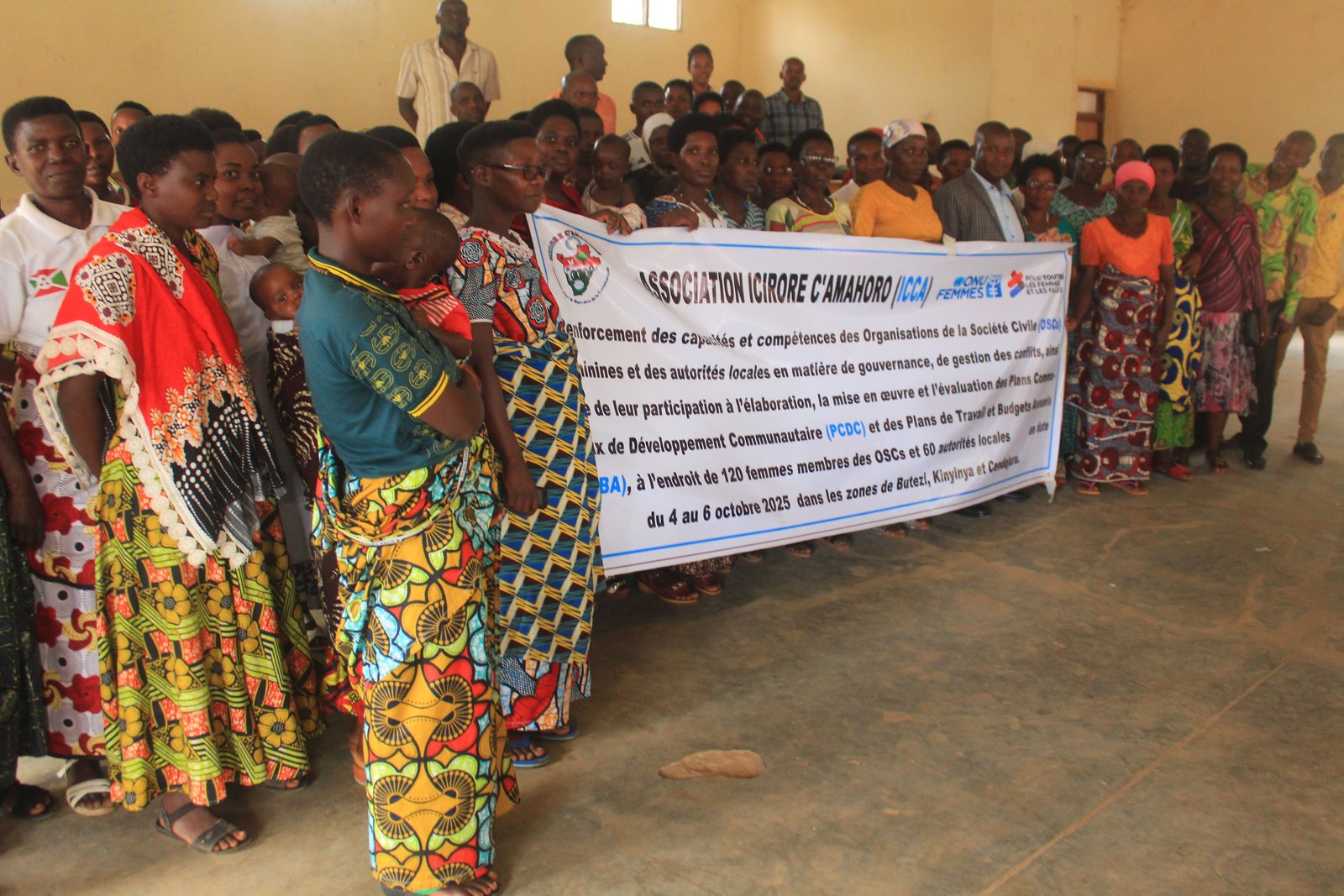 Atelier de renforcement des capacités et des compétences des OSC féminines et autorités locales en zone Cendajuru par l’association icirore c’amahoro